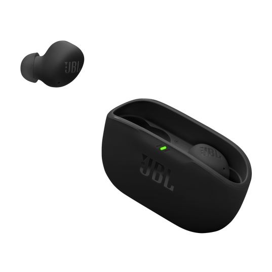 JBL Wave Buds 2 - Black - True Wireless Noise Cancelling Earbuds - Detailshot 2